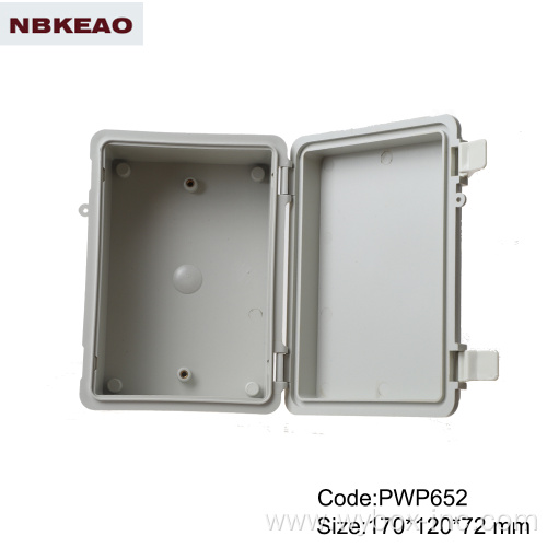 IP65 protection level Plastic latch and hinge type junction box waterproof enclosure box for electronic custom plastic enclosure